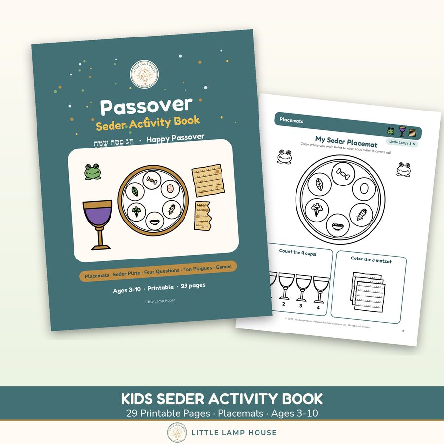 Kids Seder Book printable preview